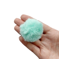 Pompom Pelinho Verde Bebê (4.5cm) - 2 unidades - comprar online