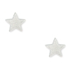 Aplique Estrela Plana Confete Branco