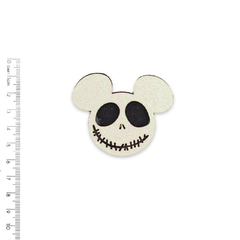 Aplique Halloween Mickey Fantasma Lonita Glitter GG - 2 unidades - comprar online
