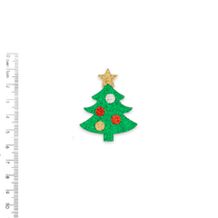 Aplique Árvore de Natal Lonita Glitter - 2 unidades - comprar online