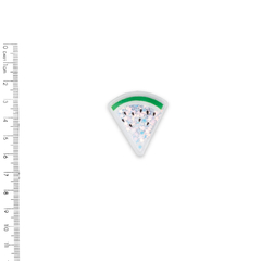 Aplique Melancia Plástico com Estrelas Branco Furtacor - 2 unidades - comprar online