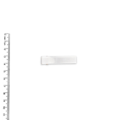 Bico de Pato Duplo Encapado Branco (5cm) - 10 unidades - comprar online