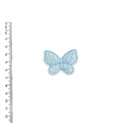 Aplique Borboleta Glitter Azul - 2 unidades - comprar online