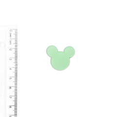 Aplique Minnie Plano Fosco Verde Água - 2 unidades - comprar online