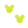 Aplique Minnie Plano Fosco Verde Neon