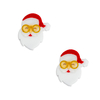 Aplique Papai Noel Acrílico Óculos Dourado