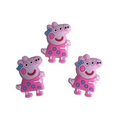 Aplique Peppa Pig Vestido Flor - 2 Unidades