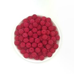 Pérola Craquelada Vermelha (10mm) - 50 gramas
