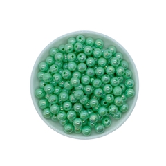 Pérola Irisada Verde Claro (8mm)