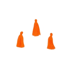 Pingente Tassel Franjinha Laranja Neon (3cm)