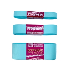 Fita Gorgurão Lisa Progresso Cor 247 (Tiffany)