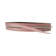 Fita Estilo Jeans Rosa Claro Pesponto Mel Cor 2 (10mm) 