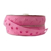 Fita Gorgurão Vazada Estrelas Rosa (38mm)