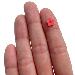 Cordão Disquinho de Florzinha Vermelho (8mm) - 1 unidade - comprar online