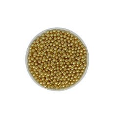 Mini Pérola Abs Sem Furinho Dourada (5mm)