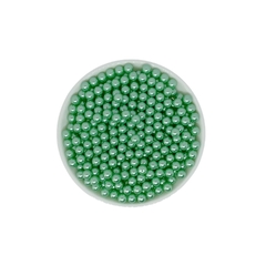 Mini Pérola Abs Sem Furinho Verde (6mm)