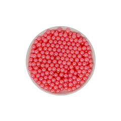 Mini Pérola Abs Sem Furinho Rosa Chiclete (6mm)