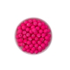 Miçanga Bolinha Emborrachada Rosa Neon (10mm) 