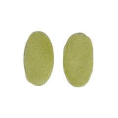 Aplique Tic Tac Oval Pelinhos Verde (6.5cm)