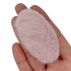 Aplique Tic Tac Oval Pelinhos Rosé (6.5cm) - 2 unidades - comprar online