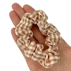 Scrunchie Xadrez Rosa - 2 unidades - comprar online