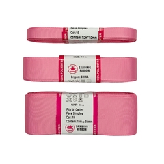 Fita Gorgurão Lisa Sanding Cor 019 (Rosa Malve)