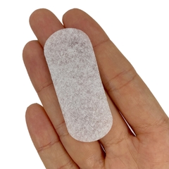 Aplique Feltro Branco Para Tic Tac (5.7cm) - 2 unidades - comprar online