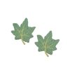 Aplique Folha Maple Crochê Verde