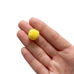 Pompom Malha Telinha Amarelo Piu Piu (1.5cm) - 10 unidades - comprar online