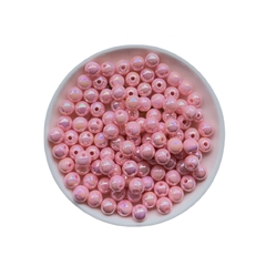 Pérola Irisada Rosa Claro (8mm)