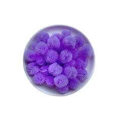 Pompom Tule Roxo