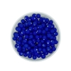 Miçanga Bolinha Emborrachada Azul Royal (8mm) 