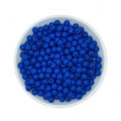Miçanga Bolinha Azul Anil (6mm)