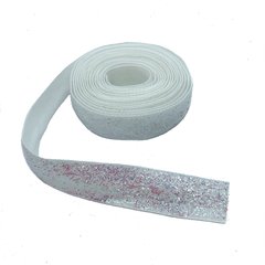 Fita Glitter Lurex Branca Furtacor 18mm