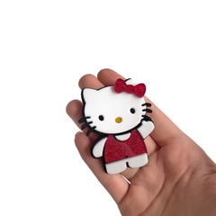 Aplique Hello Kitty Corpinho Grande Curvado Acrílico - 2 unidades - comprar online