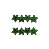 Aplique Para Bico De Pato Estrelas Verdes Recheio Acrílico (6cm) - 2 unidades