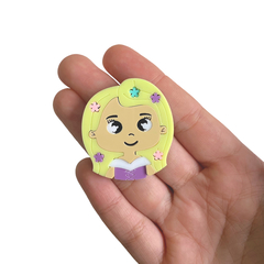 Aplique Princesa Rapunzel Olhinho Acrílico - 2 unidades - comprar online
