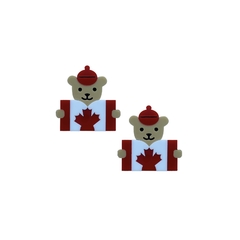 Aplique Ursinho Maple Bear Livro Canadá