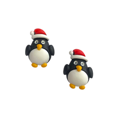 Aplique Pinguim Natalino - 2 unidades