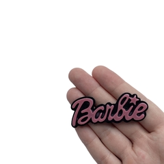 Aplique Palavra Barbie Dupla Rosa com Preto - 2 unidades - comprar online