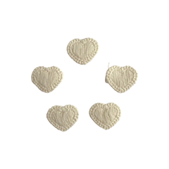 Aplique Mini Coração Estilo Bordado (1.7cm) - 5 unidades - loja online