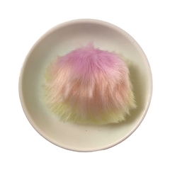 Pompom Liso G Mesclado Tons Candy (6cm) - 2 unidades