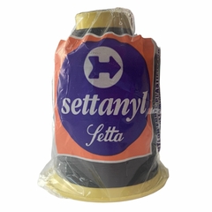 Linha de Poliamida Settanyl 60 Preta Cor 11 (80g) - 1 rolo