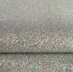 Lonita Glitter Flocado Grande Diamante Branco (24X39Cm) - 1 Unidade