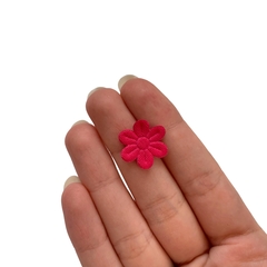 Aplique Florzinha Tecido Pink - 10 unidades - comprar online