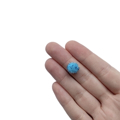 Aplique Pompom Pelinho Brilhante Azul Claro (10mm) - 30 unidades - comprar online