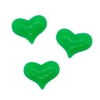 Aplique Coração Arredondado Liso Verde