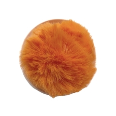 Pompom Pelinho Liso GG Laranja 