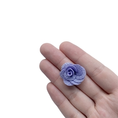 Aplique Flor Tecido Tons Vibrantes (Misto) - 5 unidades - comprar online