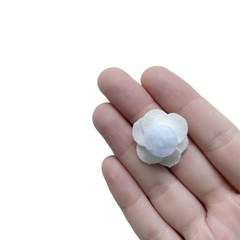Aplique Flor Tecido Off White (2.5cm) - 5 unidades na internet